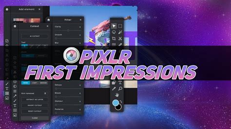 Pixlr First Impressions Youtube