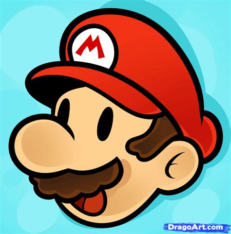How To Draw Mario Easy Easy Cartoon Characters Video Game Characters