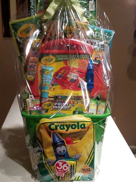 Crayola Raffle Baskets Easter T Baskets Crafty Craft
