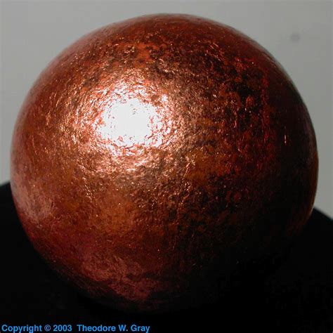 Michigan Native Copper A Sample Of The Element Copper In The Periodic
