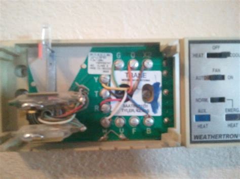 Wires must have a cable separate from the thermostat cable. Want to replace an old trane 3AAT86B1D1 Thermostat (Trane ...