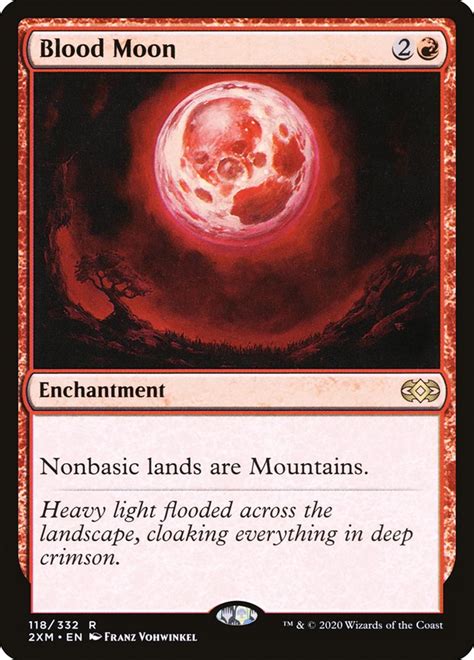 Blood Moon · Double Masters 2xm 118 · Scryfall Magic The Gathering