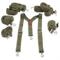 Dutch Military Surplus Suspenders 10 Pack Used 647383 Military Belts And Suspenders At