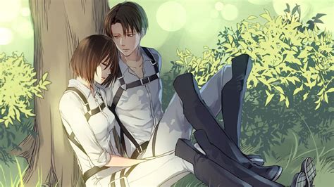 Download A Love Story For The Ages Mikasaandlevi Wallpaper