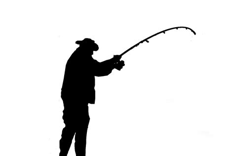 Angler Silhouette Free Stock Photo Public Domain Pictures