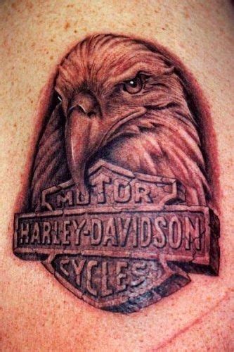 Harleytatoos Harley Davidson Eagle Tattoo Biker Tätowierungen