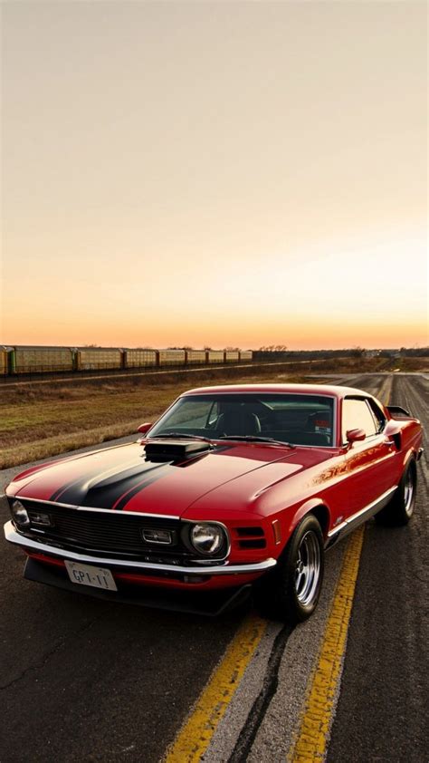 Impressing Idea From Classic Muscle Car Iphone Wallpaper