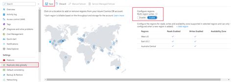 Manage An Azure Cosmos Db Account By Using The Azure Portal Microsoft