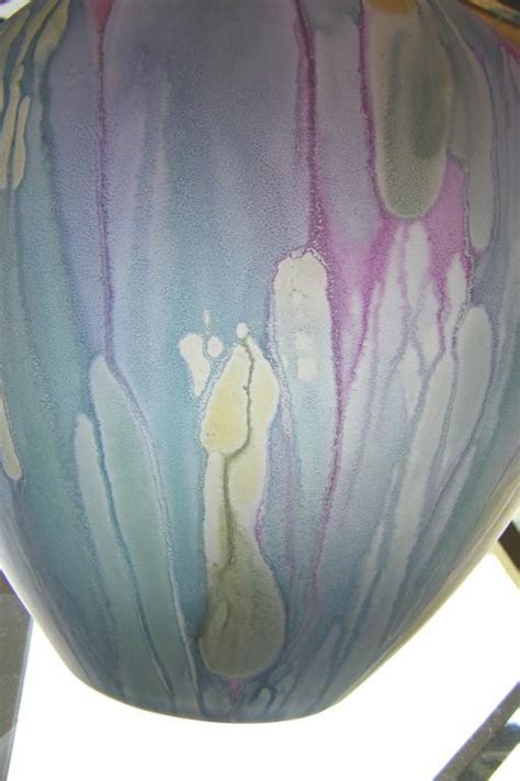 Rueven Glass By Nouveau Art Glass Co Vase