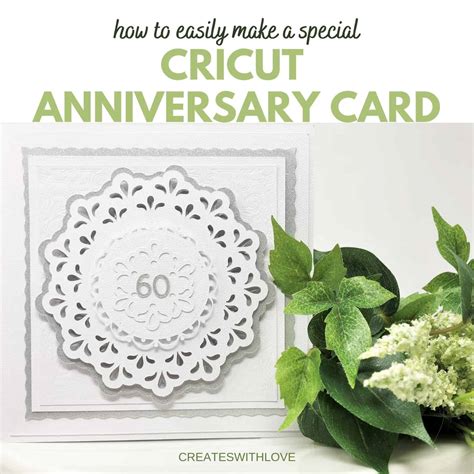 Cricut Anniversary Card Creates With Love