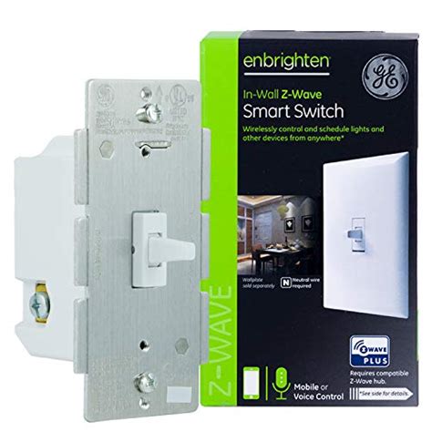 Ge Enbrighten Z Wave Plus Smart Light Switch 2 Pack Works With Alexa