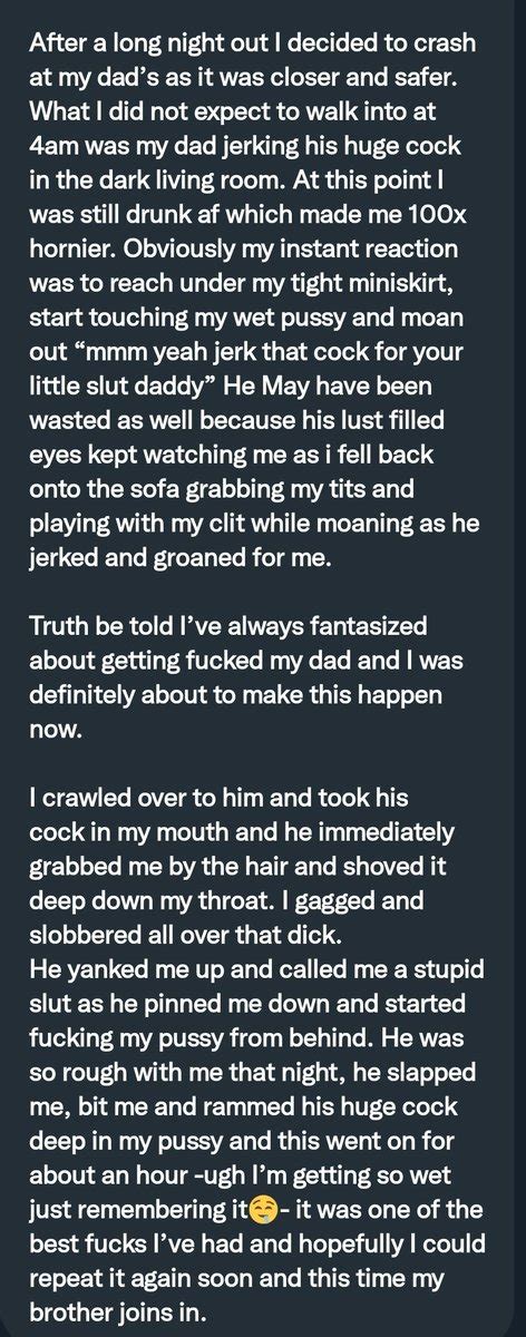 Pervconfession On Twitter She Got Fucked By Her Dad