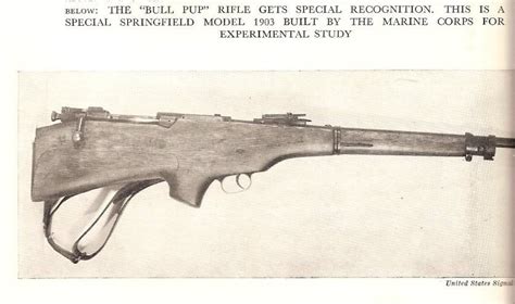 A Bullpup M1903 Springfield Possible The Only Photo In Existence Of