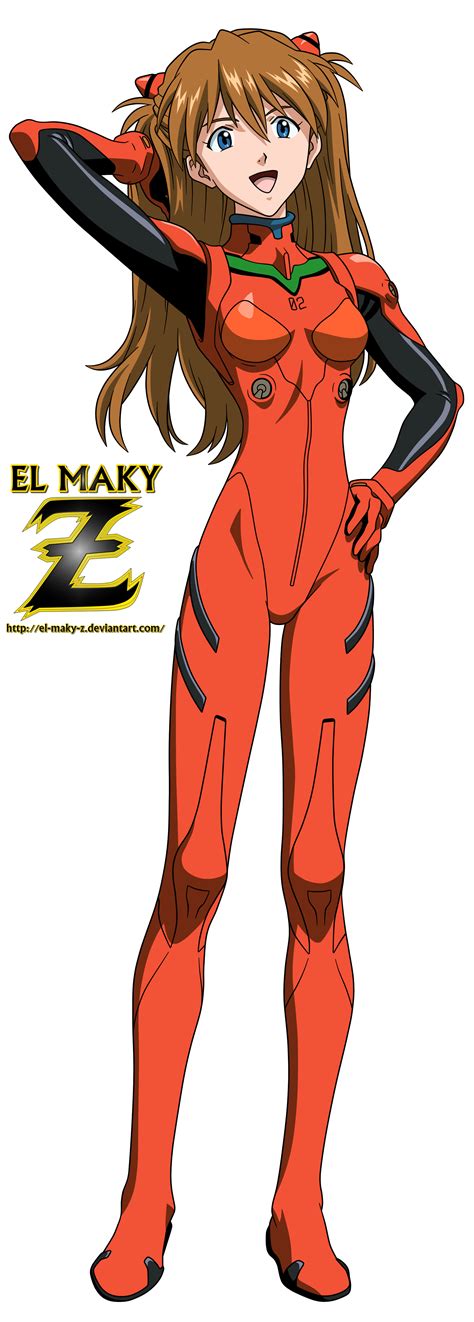 Asuka Langley Soryu Plugsuit Picture By El Maky Z From Deviantart Neon