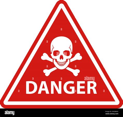 Red Danger Sign Hi Res Stock Photography And Images Alamy