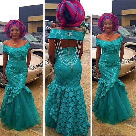 Fashion African Teal Turquoise Mermaid Prom Dresses Long Beaded Open