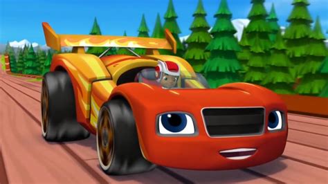 Blaze The Monster Machines Race The Skytrack In The World Youtube