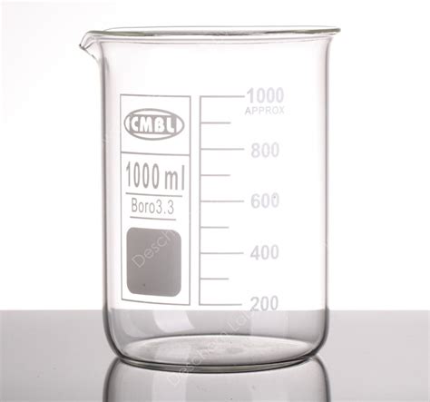 1 liter (l) equals 1000 milliliters (ml). Aliexpress.com : Buy 1000mL Glass Beaker,1L Low Form ...