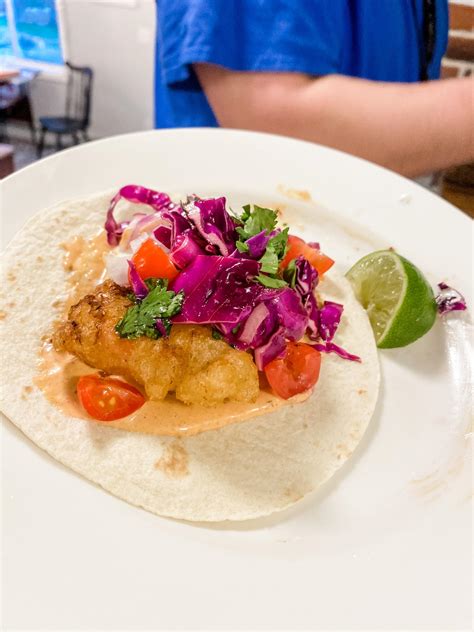 Homemade Baja Style Fish Tacos Rfood