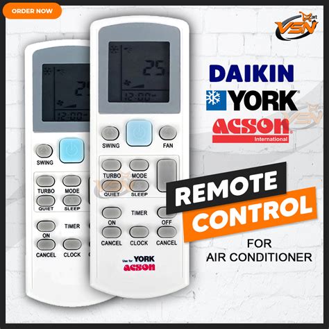 DAIKIN YORK ACSON Aircond Remote Control Air Cond Conditioner DGS01