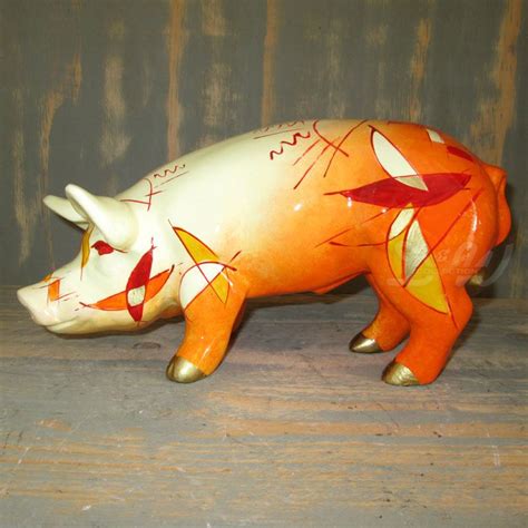 Wir haben ein kleines hausschwein in der. Schwein mit Kunstbemalung "Viel Glück" (mini) | Schweine ...