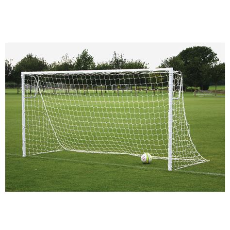 Harrod Heavyweight Socketed Steel Football Goal Posts 16 X 6ft