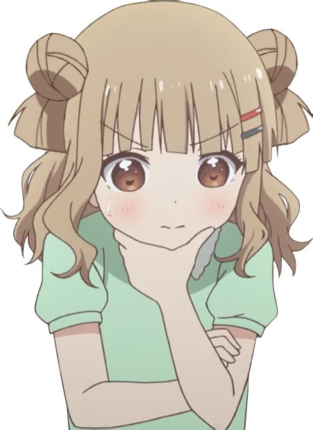 Anime Girl Thinking Pose