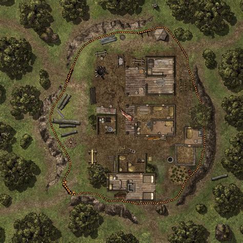 Forest Hunting And Logging Camp Rbattlemaps