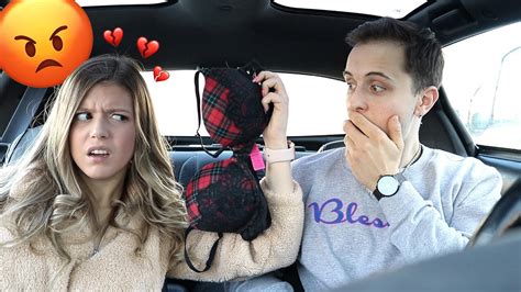 she found another girls bra in my car prank gone wrong youtube