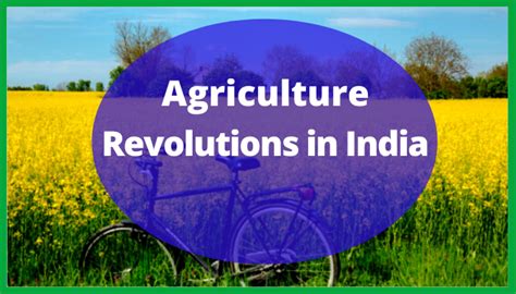List Of Important Revolutions In India