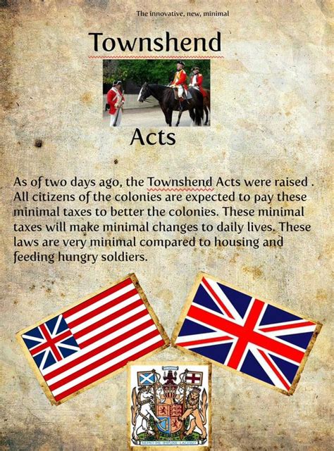 The Townshend Acts Were Acts Passed By Parliament In 1767 To Tax