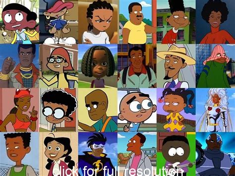 20 Best Male And Black Cartoon Characters Black Cartoon Characters
