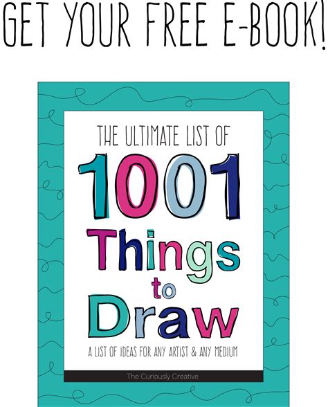 the ultimate list of 1001 things to draw for your free e book