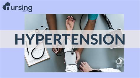 What Is Hypertension And How Is It Managed Nursing School Lessons