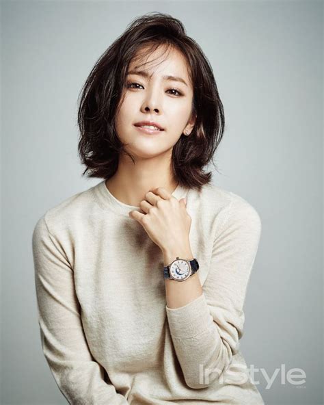 Han Ji Min Instyle Magazine October Issue ‘16 미디엄 헤어스타일 미듐 헤어스타일