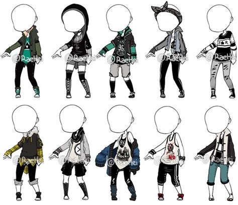 Make Outfit Adoptcredit To Creator Art Clothes Anime Outfits Fashion Design Sketches