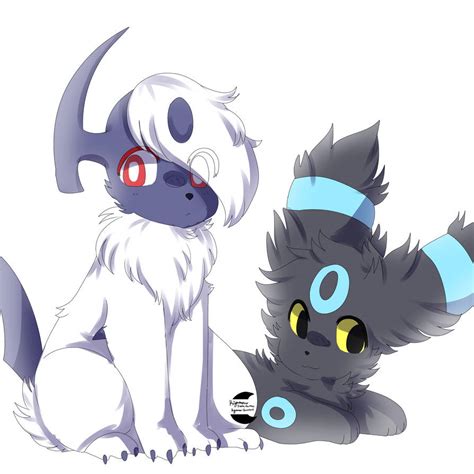 Absol And Umbreon By Kiyamou On Deviantart