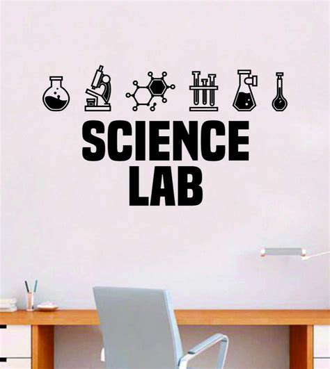 Science Lab V2 Quote Decal Sticker Wall Vinyl Art Home Room Etsy