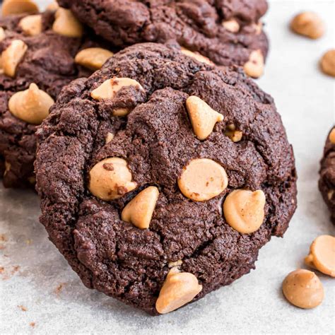 Chocolate Peanut Butter Cookies Recipe Shugary Sweets