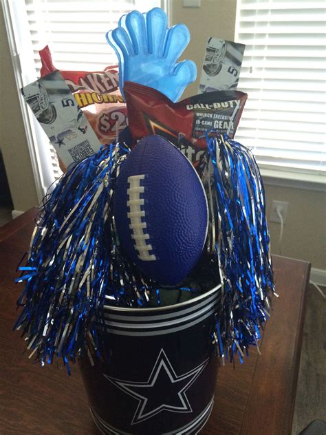 Dallas Cowboys Football T Basket I Made For My Boyfriend For His