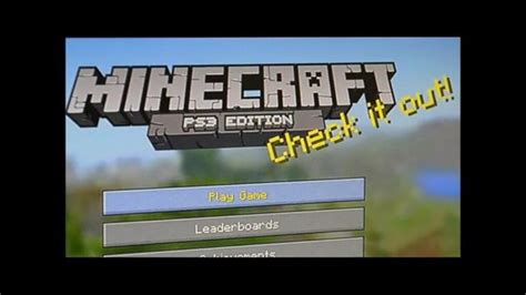 First Screenshot Of Minecraft On Ps3 Attack Of The Fanboy