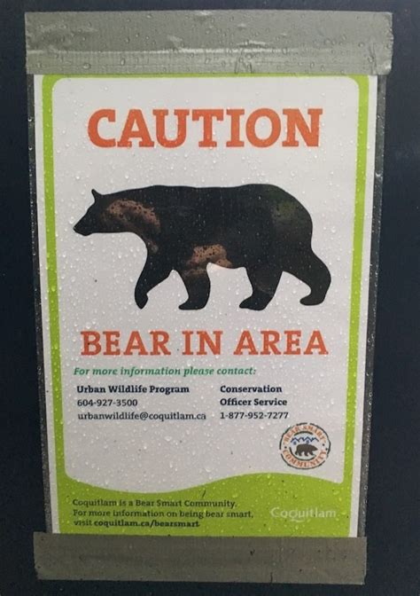 Grizzly Bear Warning Sign Bells