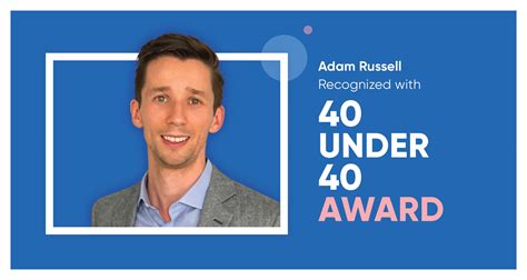 Vp Adam Russell Recognized With 40 Under 40 Award Healthy