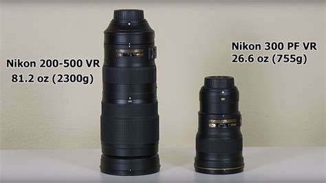 Nikon 200 500 Vs Nikon 300 Pf A Review And Comparison Photography