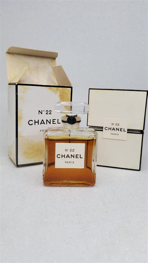 Chanel No22 Chanel 14 Ml Perfume Extrait Vintage Etsy