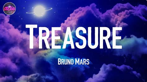 Treasure Bruno Mars Lyric Video Youtube