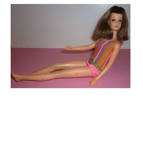 Mattel Francie Doll Brunette Original Swimsuit From