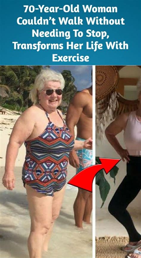 70 year old woman couldn t walk without needing to stop transforms her life with exercise 70