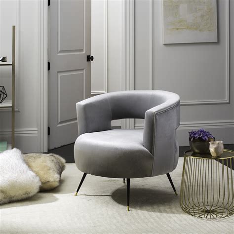 Accent chairs are a beautiful and practical way to complete a living room set, or to add some extra comfort to the bedroom. Safavieh Manet Velvet Retro Mid Century Accent Chair ...