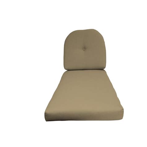 Soft bench design ideas with sunbrella seat cushions. Paradise Cushions Sunbrella Sand 2-Piece Outdoor Chaise ...